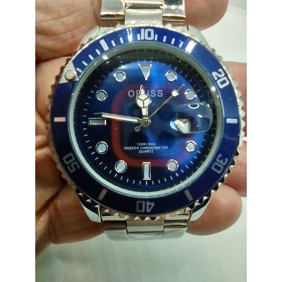 Oruss 1853 Blue Face Date Watch - Picture 9 of 13